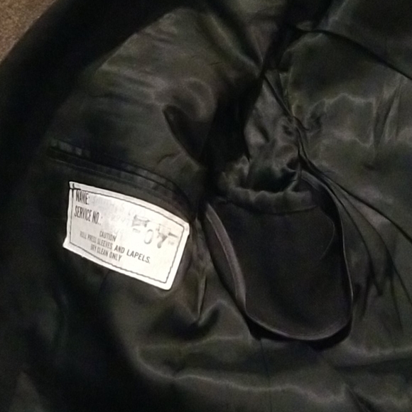 Black military vintage coat - Picture 3 of 7